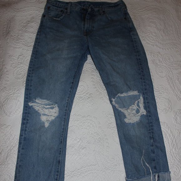 Levi's 505 Denim Straight Leg Jean Sz 26 - Picture 2 of 5
